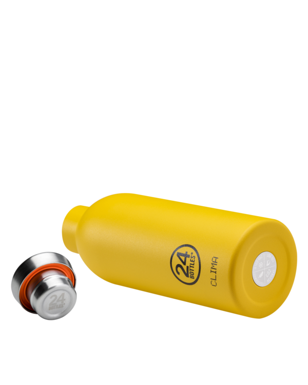 24Bottles Clima termoflaske, Taxi Yellow - 500 ml. - Bahne